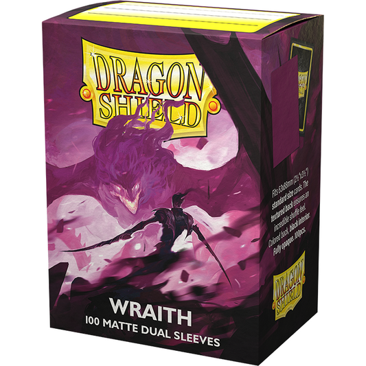 Dragon Shield - Dual Matte Standard Size Sleeves 100pk - Wraith
