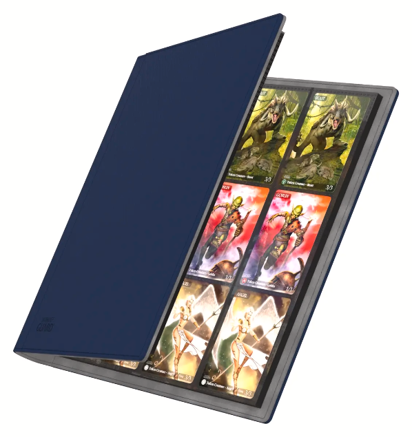 Ultimate Guard Quadrow Portfolio – 24-Pocket Blå