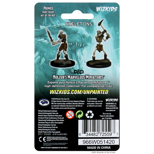 WizKids - D&D Nolzurs Marvelous Miniatures: Skeletons