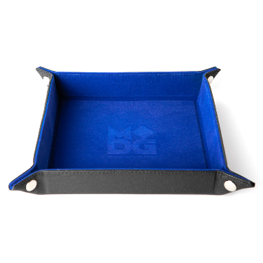 FanRoll Folding Dice Tray Velvet Blue