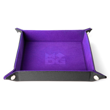 FanRoll Folding Dice Tray Velvet Purple