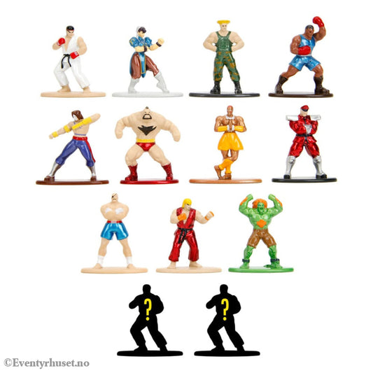 Street Fighter Nano Metalfigs Diecast Mini Figures Display 6 cm (24)