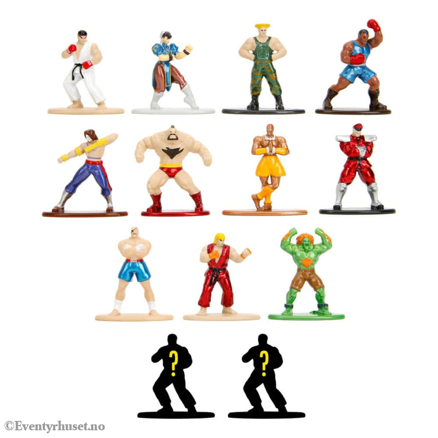 Street Fighter Nano Metalfigs Diecast Mini Figures Display 6 cm (24)