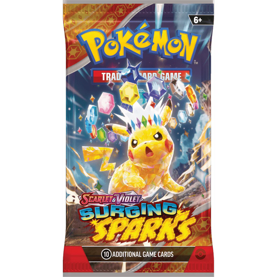 Pokemon Surging Sparks SV8 Booster pakke