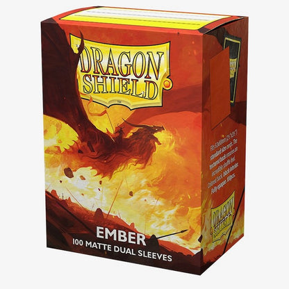 Dragon Shield - Dual Matte Art Standard Size Sleeves 100pk - Ember