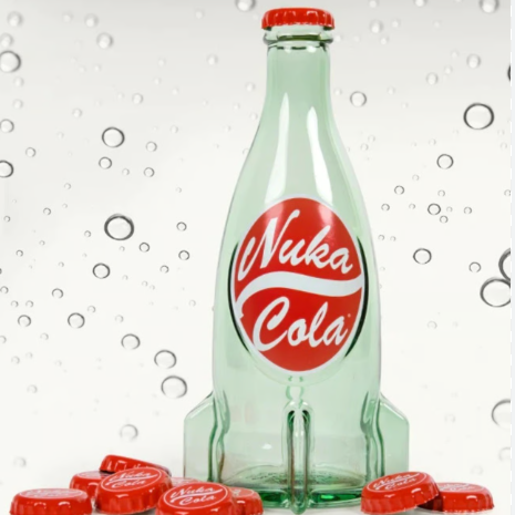 Fallout Bottle Series Replica Glass Bottle Nuka Cola Clear