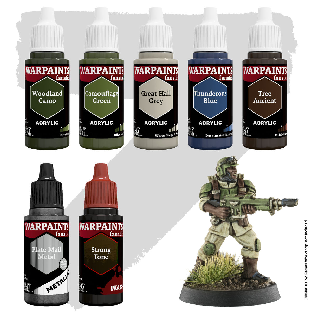 The Army Painter - Combat Se7ens: Field Gear Green