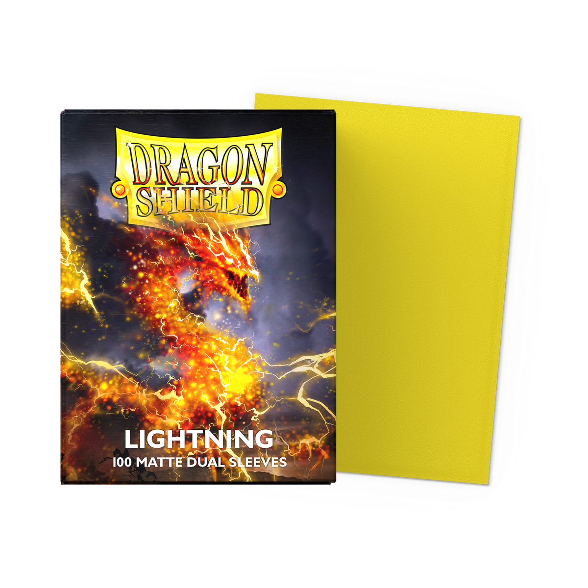 Dragon Shield - Dual Matte Standard Size Sleeves 100pk - Lightning