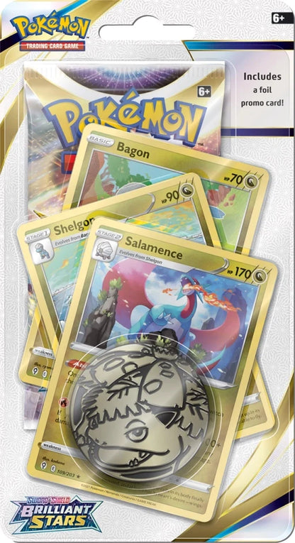 Pokémon Brilliant Stars Premium Checklane: Salamence & Hydreigon