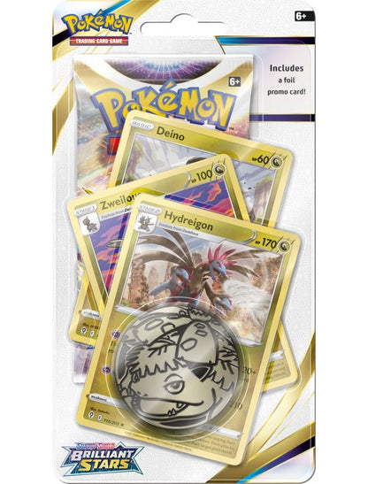 Pokémon Brilliant Stars Premium Checklane: Salamence & Hydreigon