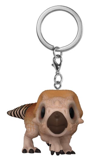 jurassic world rebirth pocket pop vinyl keychains 4 cm aquilops