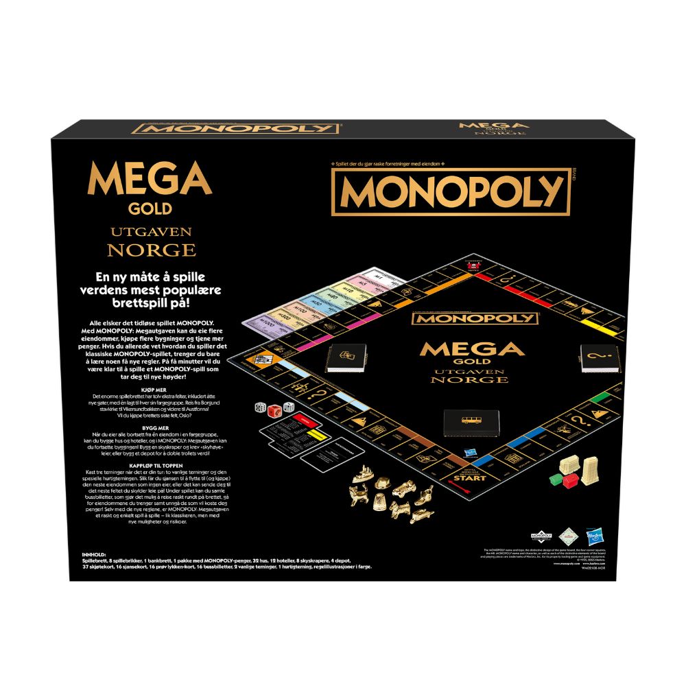 Monopoly Mega Gold (NO)