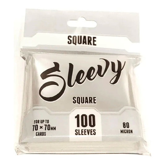Sleevy SQUARE – 70 × 70 mm Kort beskyttelse