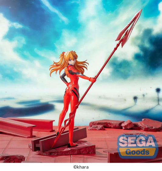 Evangelion: 3.0+1.0 Thrice Upon a Time Luminasta PVC Statue Asuka Shikinami Langley x Spear of Longinus 20 cm
