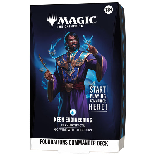 Magic: The Gathering Foundations Commander Deck Keen Engineering
