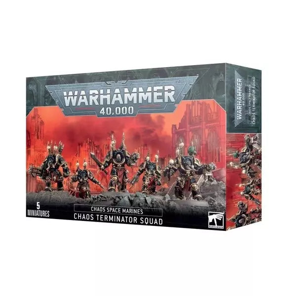 Chaos Space Marines: Chaos Terminators Squad - Warhammer 40,000